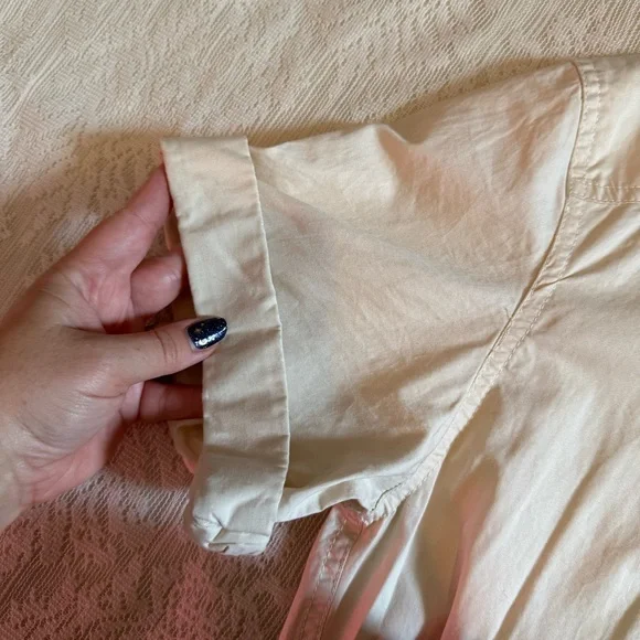 Zara cotton wide leg cargo jumpsuit - Picture 4 of 10